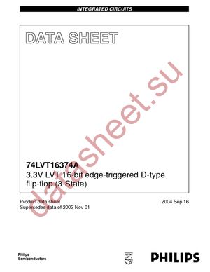 74LVT16374ADGG,518 datasheet  